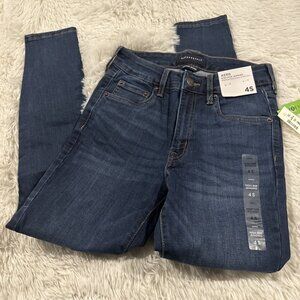 Aeropostale womens NWT high rise jegging 4 short darkwash stretch skinny